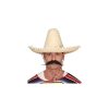 Disfraces Alijuguetes Sombreros Y Cascos | Sombrero Mexicano Paja 45Cms