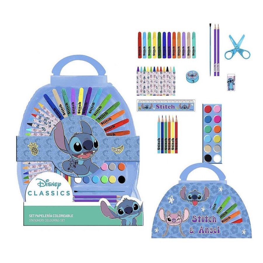 Juguetes Lilo y Stitch | Set Papeler A Coloreable 50 Piezas Stitch