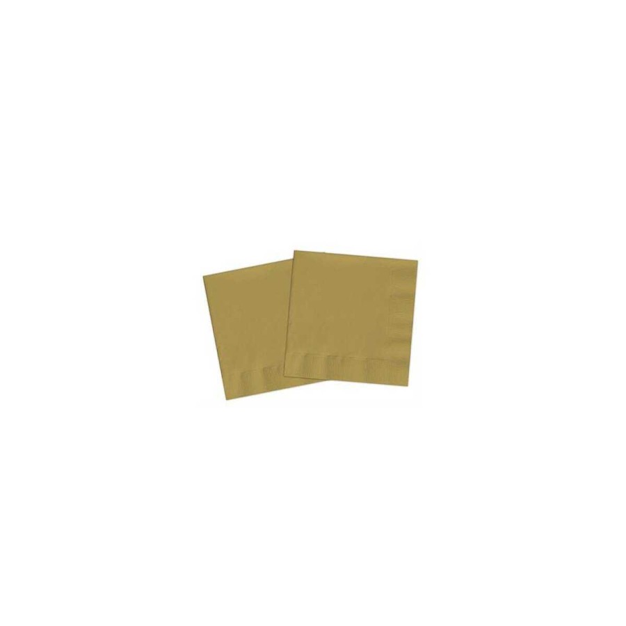 Juguetes Alijuguetes | 20 Servilletas 33X33 Cms Oro Perla