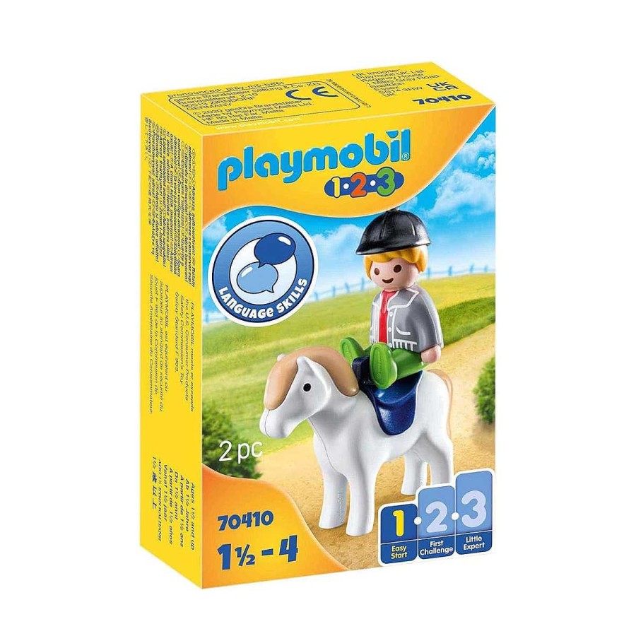 Juguetes Alijuguetes | 1.2.3 Ni O Con Poni Playmobil