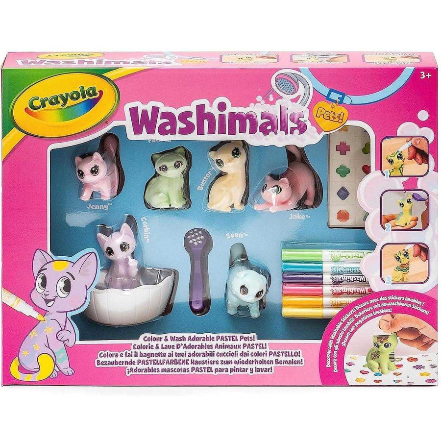 Juguetes Crayola | Washimals Coleccion Animalitos Pastel