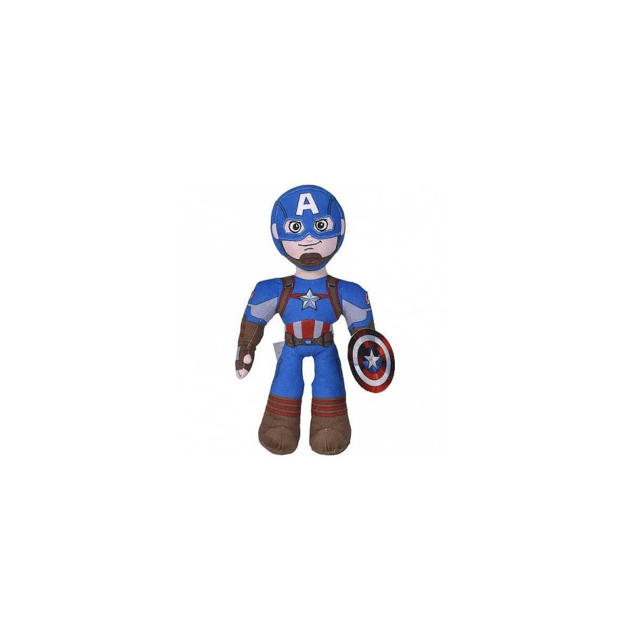 Juguetes Marvel | Peluche Capitan America 25 Cm