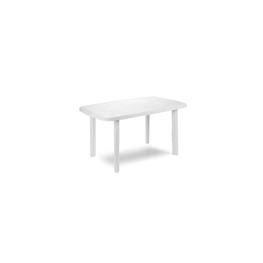 Camping Alijuguetes Mesas Para Comer | Mesa Oval Faro 137X85X72 Blanca