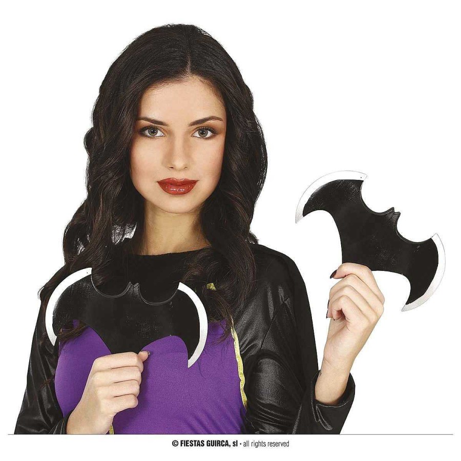 Disfraces Alijuguetes Armas De Disfraz | Bolsa 2 Batarangs 20 Cm