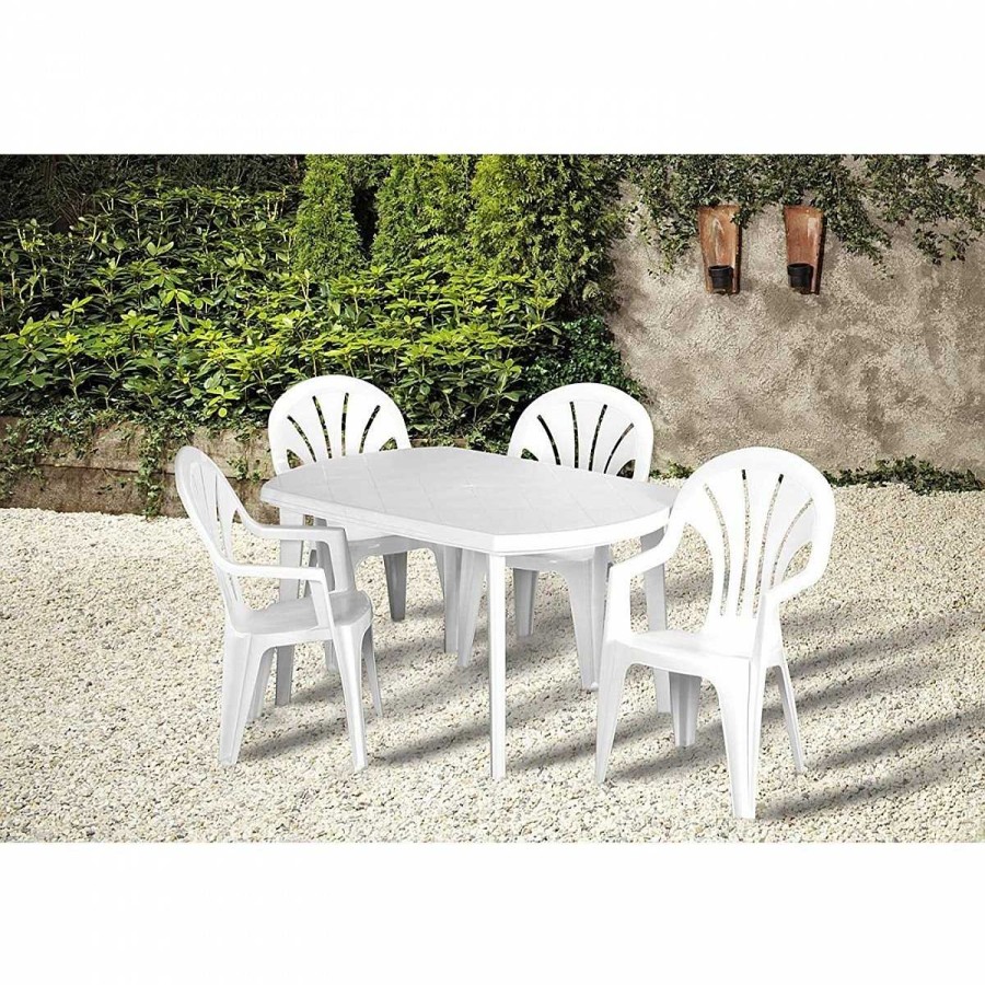 Camping Alijuguetes Mesas Para Comer | Mesa Elite Blanco 137X90X74