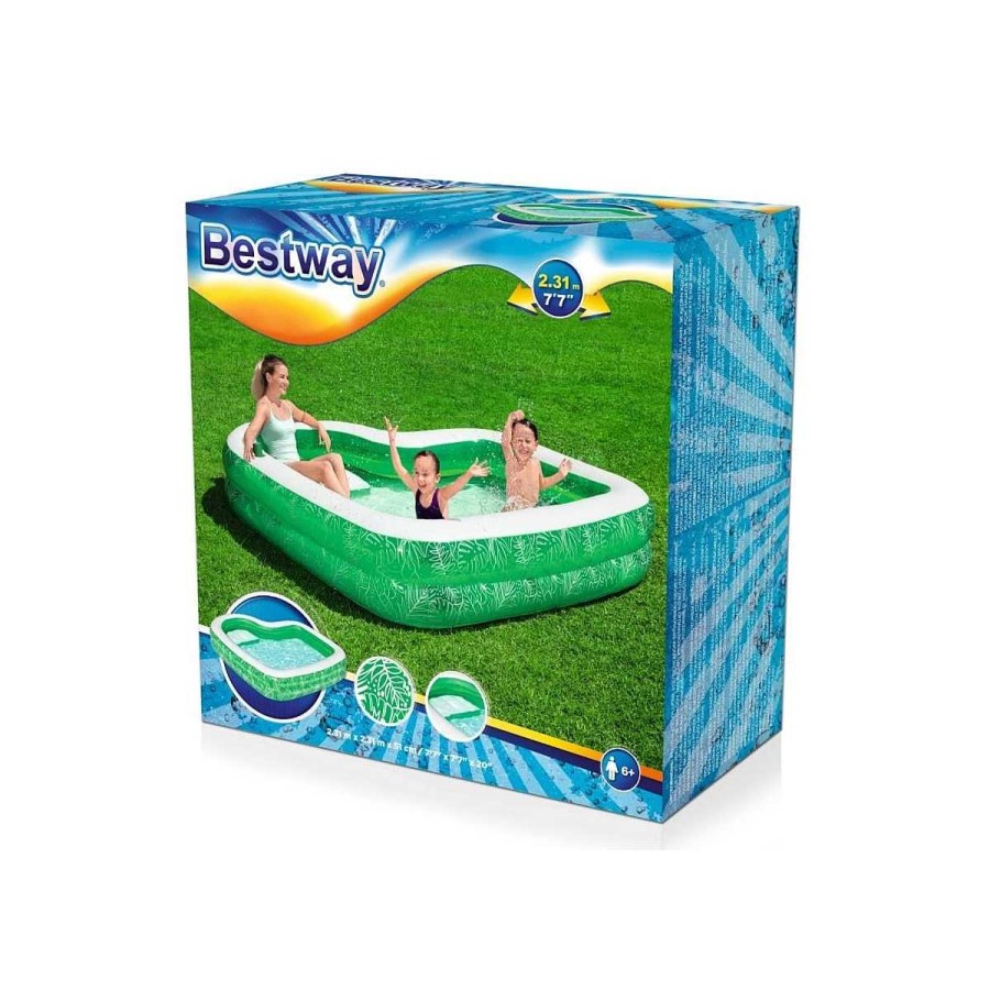 Camping Alijuguetes Piscinas Hinchables | Piscina Hinchable Tropical 231X231X51 Cm