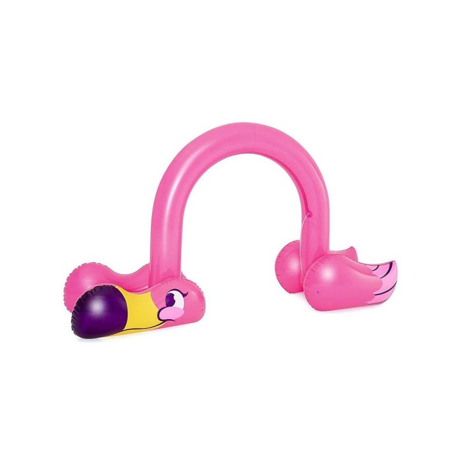 Juguetes Bestway | Rociador De Agua Jumbo Flamingo 340X