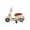 Juguetes Alijuguetes | Moto Elec. Vespa Crema 6V 4.5 Ah Mp3