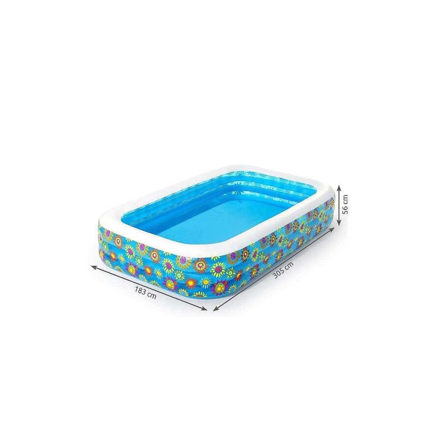 Camping Alijuguetes Piscinas Hinchables | Piscina 305X183X56 Cm Ocean World