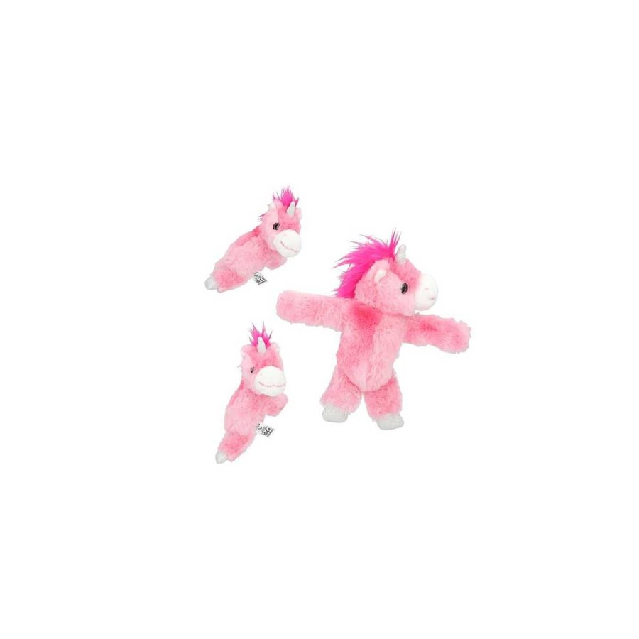 Juguetes Alijuguetes | Ylvi Pulsera Slap Peluche Unicornio Surtido