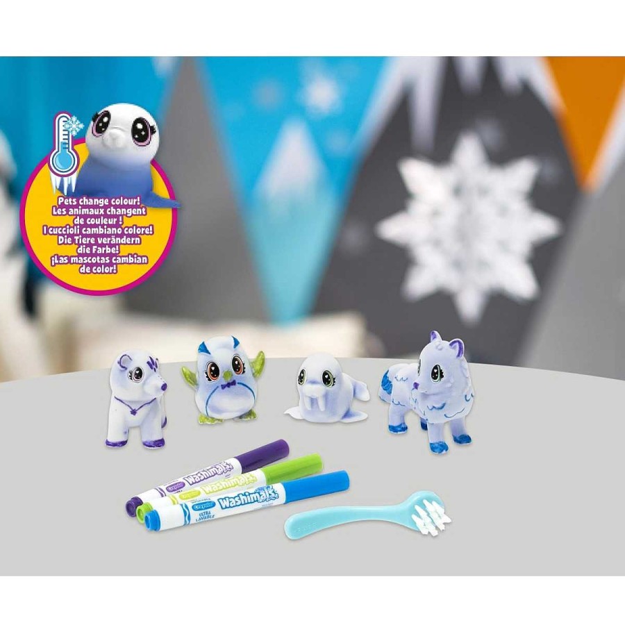 Juguetes Crayola | Washimals Animalitos Artic Set