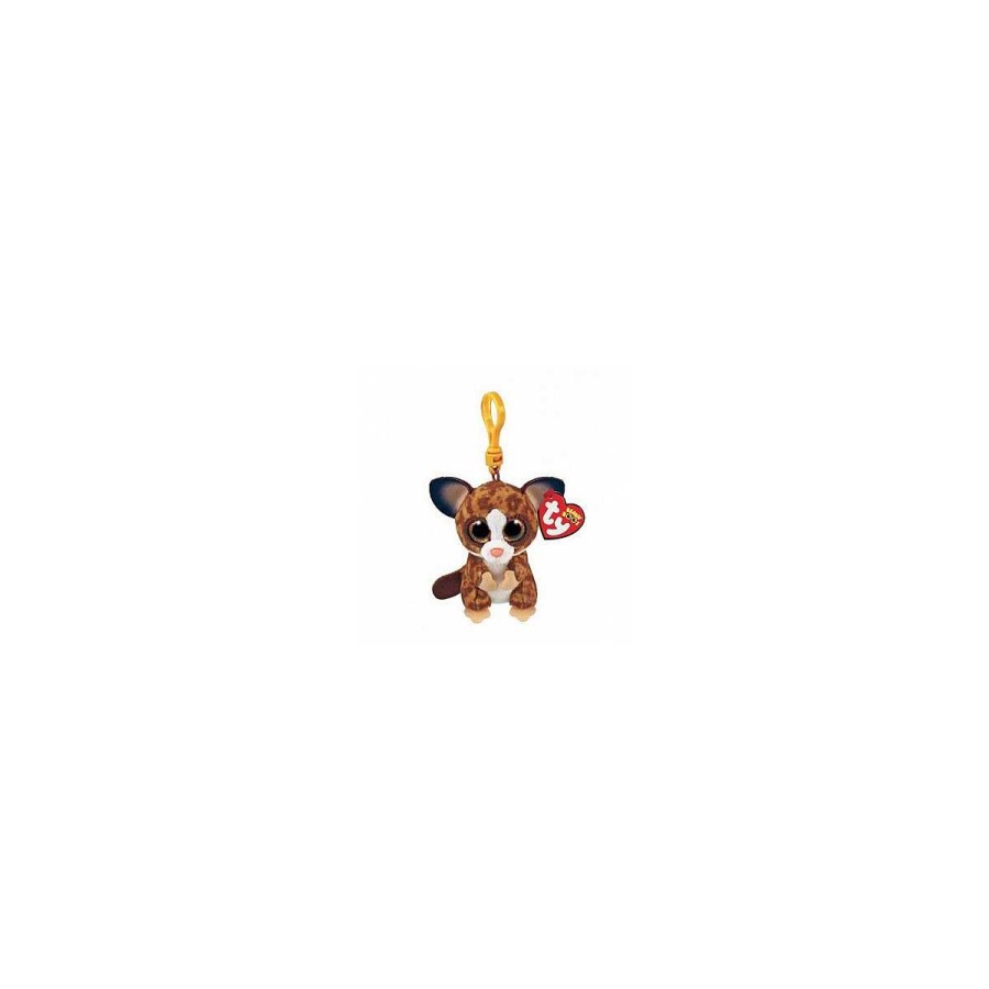 Juguetes TY | Llavero Clip Binki Baby Brown 10 Cm