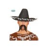 Disfraces Alijuguetes Sombreros Y Cascos | Sombrero Mexicano Paja 45Cms Negro