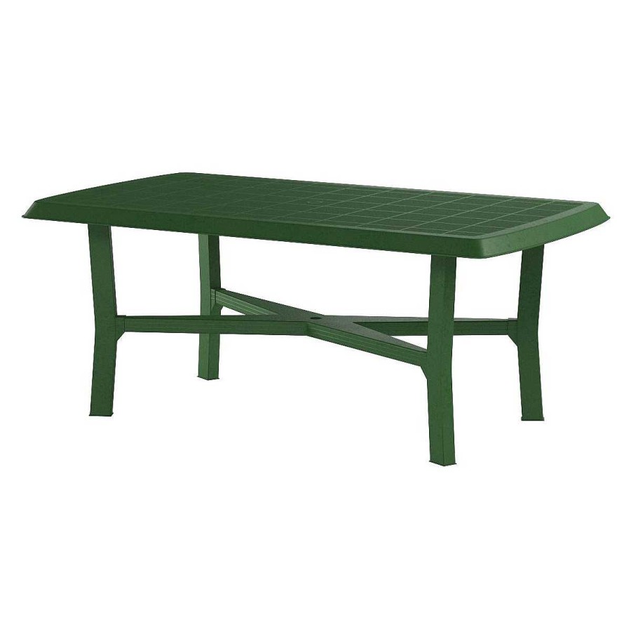 Camping Alijuguetes Mesas Para Comer | Mesa Rectangular Senna 180X100X72 Verde