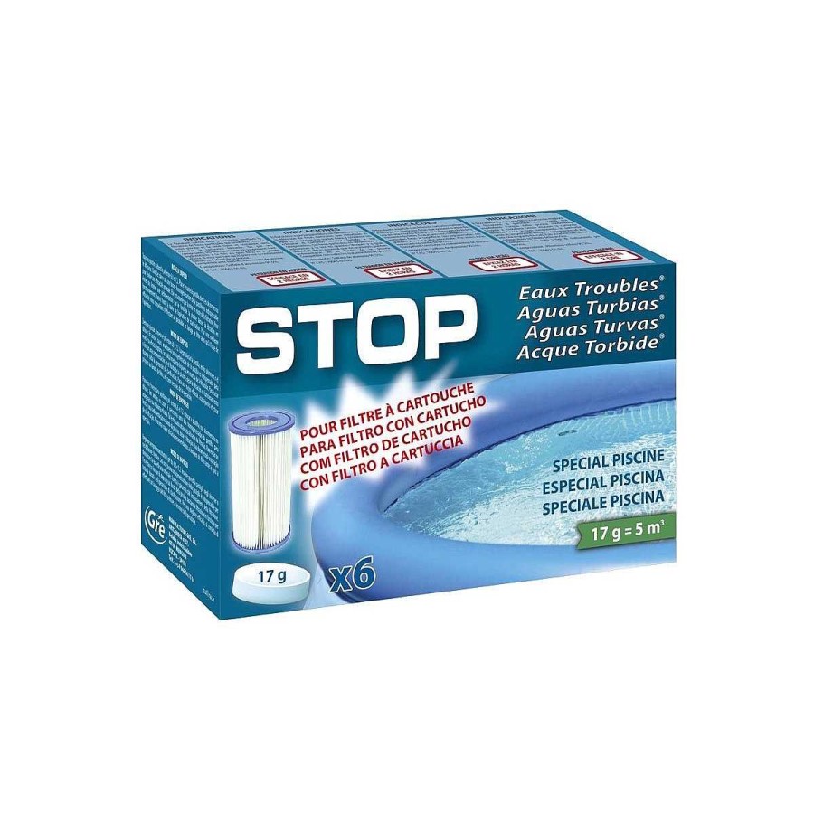 Camping Gre Productos Para Piscinas | Stop Aguas Turbias Cartuchos Pastillas 17.5Gr