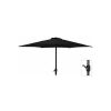 Camping Alijuguetes Sombrillas Y Cenadores | Parasol Con Manivela Gris Oscuro 300 Cm