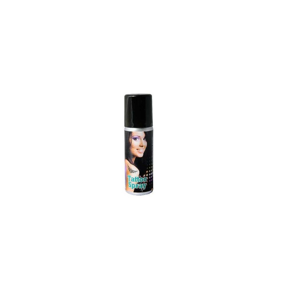 Disfraces Alijuguetes Maquillaje | Spray Tatuaje Negro