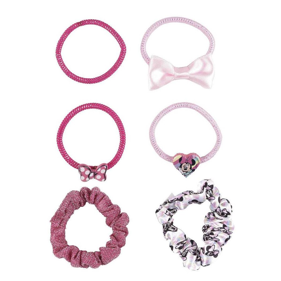 Juguetes Alijuguetes | Accesorios Pelo Elasticos 6 Pcs Minnie