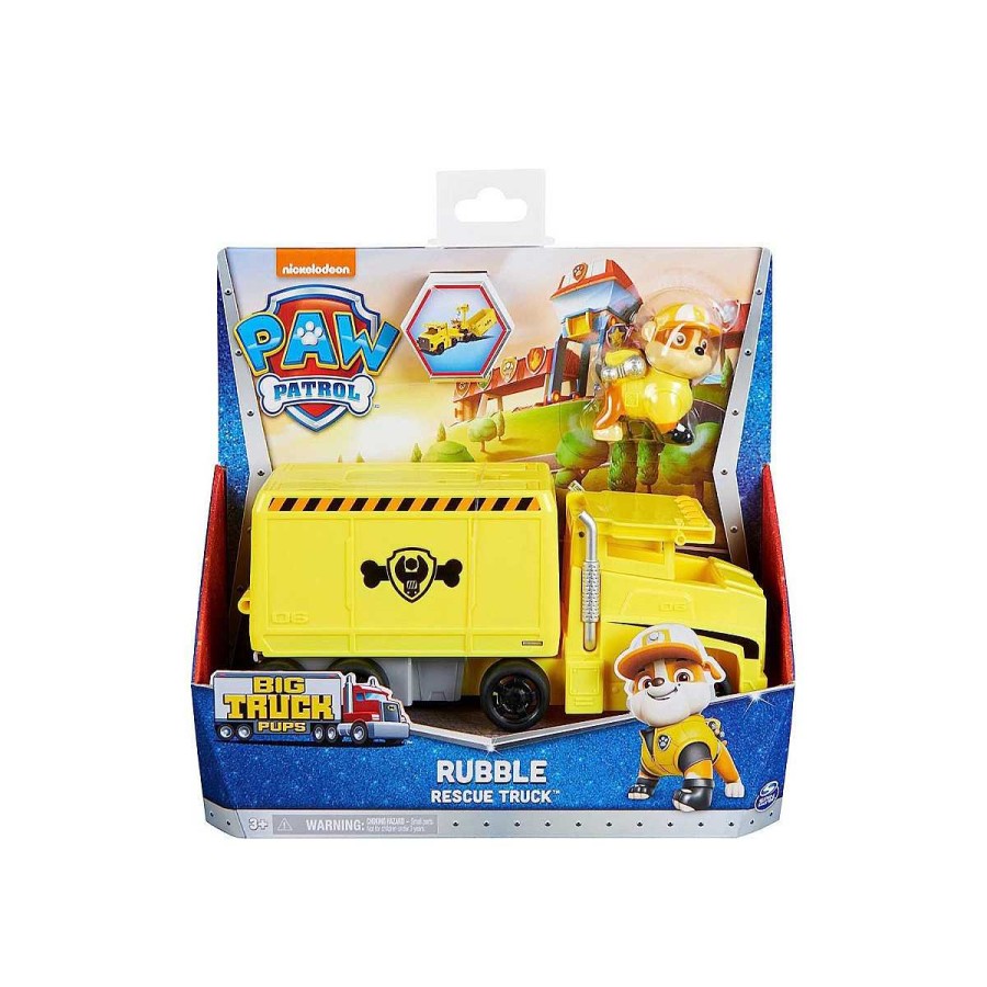 Juguetes Patrulla Canina | Paw Patrol Big Trucks Rubble C/Figura